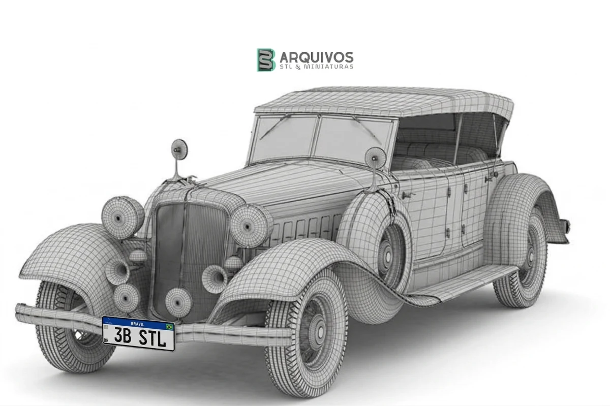 Modelo 3D STL - Chrysler Imperial Roadster 1932 — foto 4